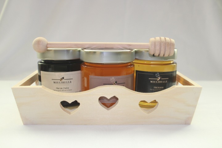 Coffret Mielibelle : coffret trois pots