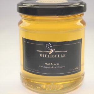Pot de miel d'acacia